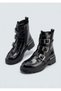 26103862K Buckle Detail Genuine Leather Boots for Women - 5