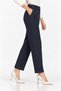 Double Leg Detail Cotton Viscose Blend Trousers with Side Pockets - 4