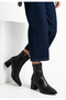 Women's Boots Black Leather Stylish Suza - 2