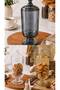 Single Crystal - Luxury Glass Multi-Purpose Jar with Lid - Decorative - Drajelik - 2