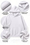 Unisex Soft Textured Pink Car Poster Printed Design Oversize 3 Thread Hoodie Sweatshirt - 6