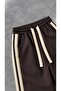 Straw Stripe Design Baggy Tracksuit W Brown - 7