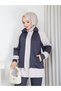 Double Suit with Sudem Garnish and Collar Detail with Zipper - 3