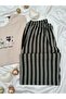 Beige Duck Patterned Striped 100% Cotton Pajama Set - 6
