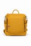Jkln Women's Backpack and Shoulder Bag Large Volume Casual Mustard Bag Im399-2