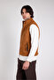Regular Fit Suede Vest - 2