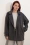 Bdart Relaxed Fit Shawl Collar Buttoned Coat