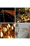 سلسلة أضواء LED على شكل فوانيس، 3 أمتار تعمل بالبطارية، 20 تصميمًا صغيرًا على طراز الكيروسين القديم، مقاومة للماء IP44، لـ - 6
