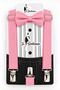 Children's Trouser Suspenders Set - Suspender Bow Tie Set - Tie, Bow Tie Accessories - Unisex Suspender Bow Tie Set