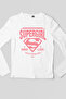 Süperabla White Relax Fit Long Sleeve Combed Cotton Women's T-Shirt - 2