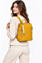 Jkln Women's Backpack and Shoulder Bag Large Volume Casual Mustard Bag Im399-2 - 4