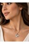 316L Steel Chain Silver Color Swan Model Women's Necklace - 2