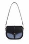 Jkln Genuine Leather Crossbody Women's Bag Large Capacity Daily Blue Bag Zd352-1