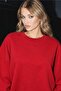 Women's Oversize Sweatshirt Paris 3D Printed Red – Crew Neck, Printed on Sleeves and Back, 3 Yarns - 6