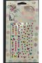 Self-Adhesive Shiny Multi-Size Colorful Geometric Shapes Makeup and Multi-Purpose Decoration Three-Dimensional Sticker Decal