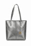 Jkln Genuine Leather Women's Shoulder Bag Large Volume Casual Silver Handbag Zd332 - 2
