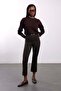 Brown Mini Flare Pants 438 - 2