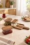 Marbella 3-Piece Glass Breakfast Set with Acacia Lid, Wooden Stand, Olive Bowl, Cheese Bowl, Presentation Container