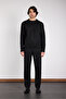 Oversize Crew Neck Basic Knit Sweater - 2