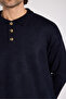 Oversize Polo Collar Buttoned Knit Sweater - 6