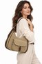 Jkln Women's Shoulder Bag Large Volume Daily Beige Bag 2519 - 5