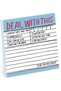 Deal With This Hand Lettered Sticky Note