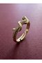 Zircon Stone Snake Shaped Ring - 2