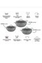 Taç Luna 3-Piece Casserole Set and 30 cm Ultra Granite Fish Pan Set - 2