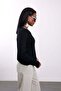 Black Buttoned Crew Neck Knitwear 251372 - 5