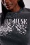 Anthracite Wild Muse Printed Sweatshirt 19106 - 3