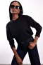 Black Crew Neck Lyocell Yarn Knitwear - 3