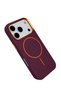 iPhone 18 Pro Luno Leather Magneticsave Cover - Burgundy - 2