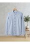 Men's Large Size Oversized Regular Fit Long Sleeve 100% Cotton Court Collar Shirt - 5