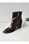 Brown Crocodile Stylish Women's Boots - 4