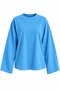 Blue Basic Oversize Tshirt - 2128 - 2