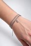 Stainless Steel Double Letter Bracelet Set - Imported Anti-Tarnish Chain Bracelet - 2