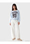 Esvab • Modern & Distinctive Wide Roba Collar Loose Fit Women's Thick Sweatshirt - 2
