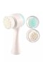 Double Sided Skin Cleansing Brush with Silicone Head 13 Cm