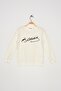 Girl's White Sweatshirt 2KKG17410OK