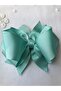 Mint Green Double Bow Ribbon Buckle 1 Piece