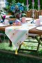 6+1 Colorful Triangle and Gold Detailed Snowflakes Special Design Supla Runner Set - 3