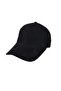Unisex Black Suede Adjustable Cap with Velcro on the Back Baseball Cap Hat Pkr1109342