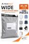 Gray Cargo Bag with Pockets 35X45+5 cm 100 Pieces Self-Adhesive Large Size - 7