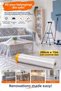 280 cm X 15 m Adhesive Protective Cover for Paint, Paint Tray, Furniture Protection Cover - 3