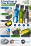 3-Function Bottle Cleaning Brush Multi-Purpose Kitchen Bathroom Detail Brush - 4