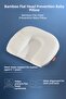 Baby Visco Pillow Flat Head Prevention Orthopedic Ergonomic Pillow 30X27X7 cm - 5
