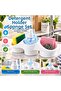 Detergent Container Sponge Holder Kitchen Sink Organizer with 3 Compartments - 2