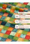 100% Cotton Satin Patchwork Fabric – 300X155 cm – Geometric Pattern, Green Orange and Blue Tones - 5