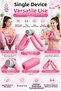 5-Piece Yoga Pilates Exercise Set Resistance Band Elastic Home Sports Equipment - 4