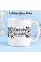 Yengeme Gift Porcelain Mug 300 ml – Yengemin Enjoyment Written on the Cup with Floral Pattern for Coffee and Tea - 6